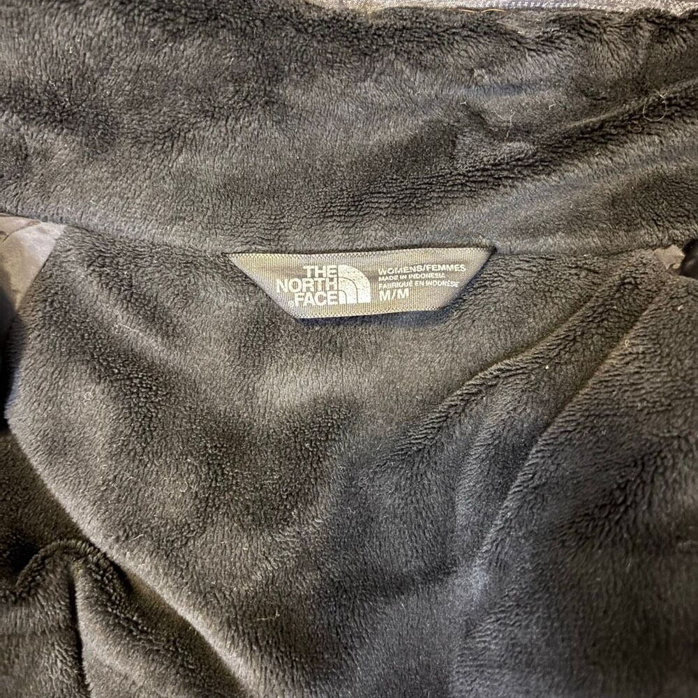 The North Face Grey Women's Fleece Lined Winter Jacket Medium - Picture 8 of 10